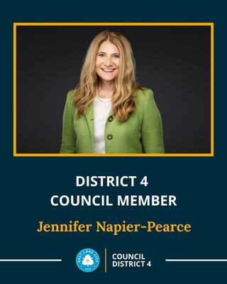 Salt Lake City District 4 Council Member Jennifer Napier-Pearce portrait graphic