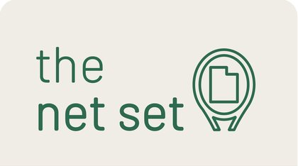 Secondary logo: the net set wordmark next to a racquet head with Utah inside